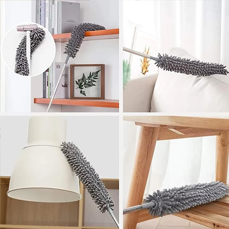 STRADO telescopic dust broom 3in1 250cm brush sweeper set XXL