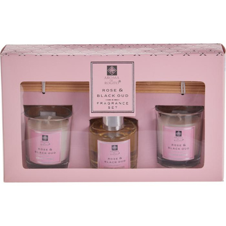 Zestaw Dyfuzorów zapachowych Rose & Black Oud