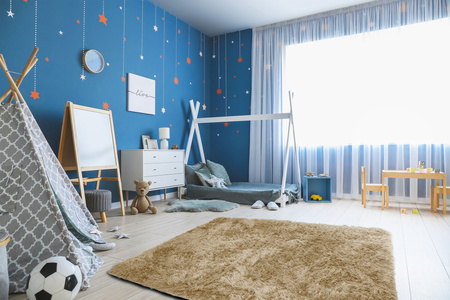 Dywan Shaggy antypoślizgowy nowoczesny salon miękki puszysty 60x90, karmelowy