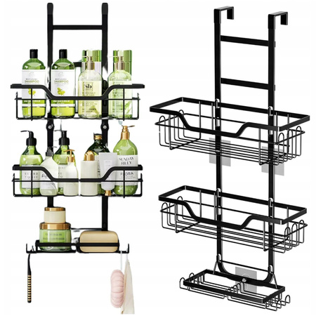 Strado Bathroom shelf hanging on glass