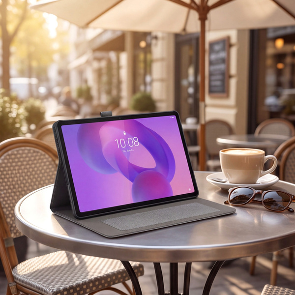 Etui z klapką do Lenovo Idea Tab 11" TB336FU TB336ZU ZAFR0378PL - szare