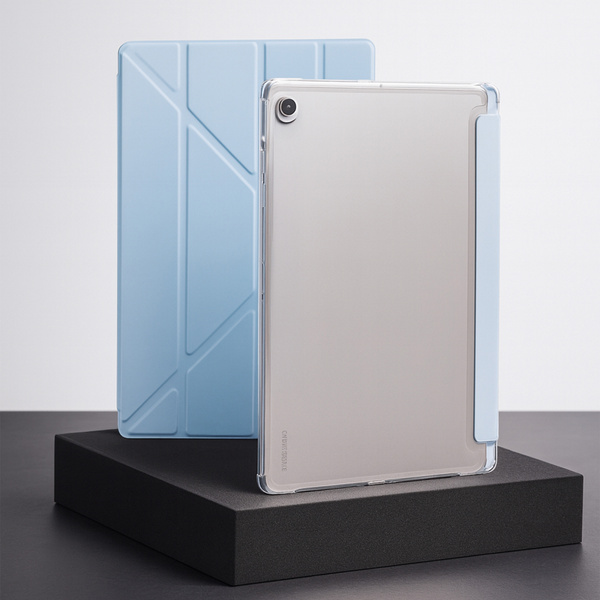 Etui Clear Trifold do Samsung Galaxy Tab S6 Lite 2022 / 24 10.4 - ochronne, niebieskie