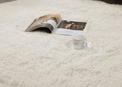 Shaggy room carpet Strado 140x200 CreamBeige (Beige)