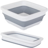 Universal silicone foldable container bowl