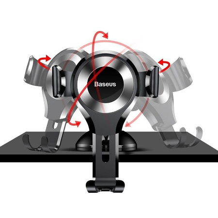 Baseus Osculum gravitational phone holder (black + silver)