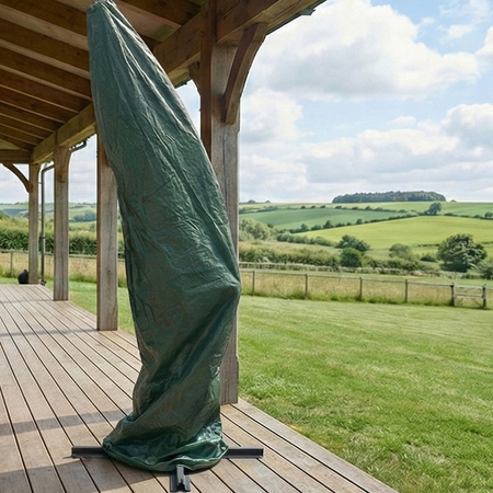 Pokrowiec ochronny na duży parasol ogrodowy na wysięgniku osłona futerał