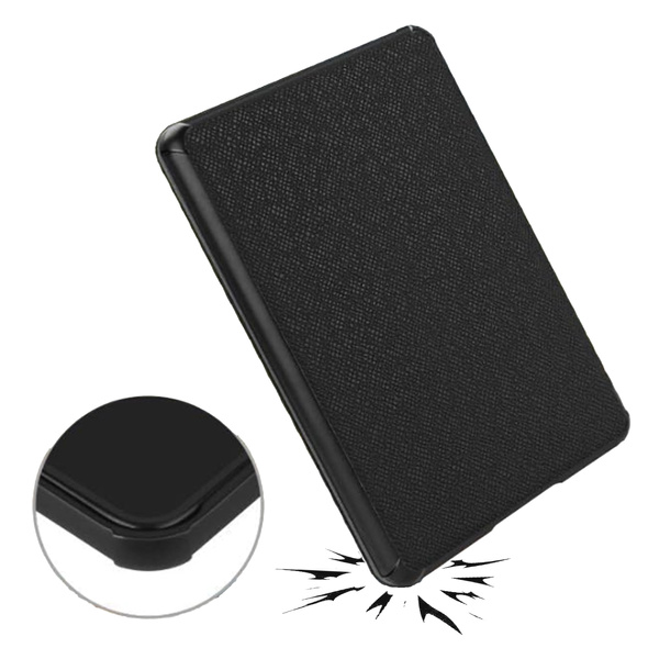Book Cover black case for Kindle Paperwhite 1/2/3 with sleep function and elegant finish