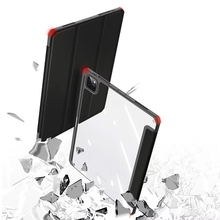 Etui pokrowiec Hard Crystal Pencil do iPad Air 13 Gen 6 2024 A2903 A2904, niebieskie