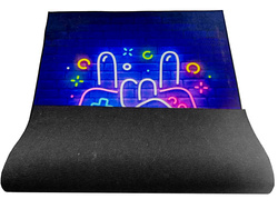 Dywan gamingowy 160x200 dla gracza mata pod fotel antypoślizgowy Hard Games