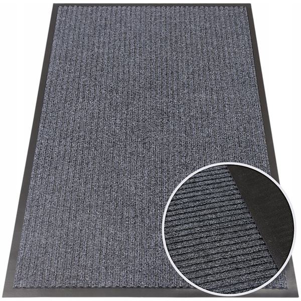 Wycieraczka pod drzwi do butów wejściowa mata gumowa 60x90 gruba, ciemnoszary