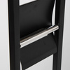 Metal toilet paper stand 2-in-1 free standing toilet brush