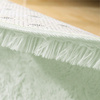 Shaggy Strado 80x80 WhiteLime (White Lime) round carpet