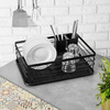 Dish Drainer Rack Black 43x32x14,5 cm