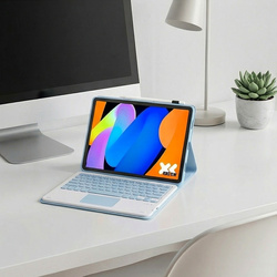Puzdro s klávesnicou na Lenovo Idea Tab 11 2025, modré - ochranné so stojanom