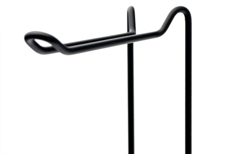 Stojak na papier toaletowy czarny loft nowoczesny uchwyt na 4 rolki 54 cm, czarny