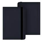 Etui Skórzane z uchwytem do Kindle 11 / 10 Paperwhite 1 / Kindle 2 / Kindle 3, granatowe - ochronne z podstawką