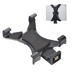 Strado tablet holder for tripod - universal holder with 1/4" thread compatible with iPad Galaxy Tab tripods and devices from 7 to 25 cm wide