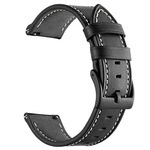 Remienok kožený na Huawei Watch GT 3 42, čierny - vymeniteľný, pohodlný na každý deň