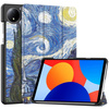 Puzdro grafické s klapkou na Xiaomi Redmi Pad SE 8.7 2024 / Redmi Pad - ochranné so stojanom