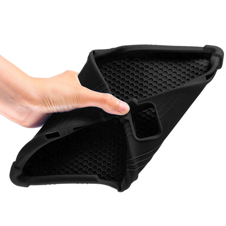 Puzdro Pancierové Armor Case na T-Mobile T Tablet 5G 10.36, čierne - ochranné so stojanom