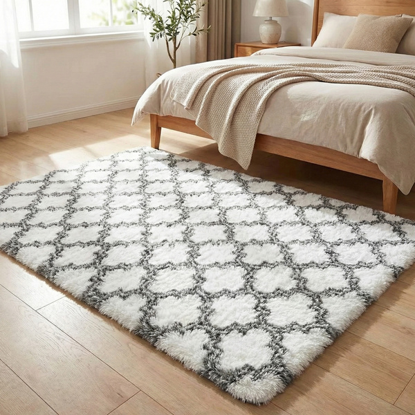 Koberec Decor 200x250 cm, biely - mäkký, príjemný na dotyk, do obývačky a spálne