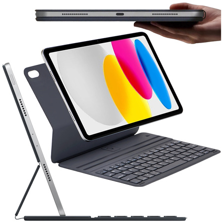 Puzdro s klávesnicou Premium na iPad 10.9 2022 Gen. 10 / Apple iPad 11 2025 / Apple iPad 10 2024 - ochranné