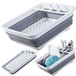 Silicone dish dryer, foldable drainer