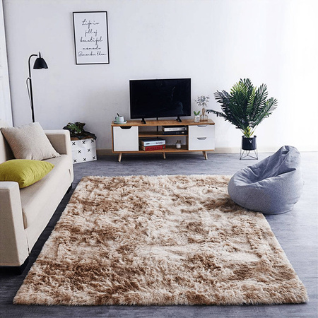 Ombre Shaggy Strado Rug 160x220 OmbreCamel (Beige)