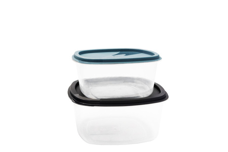 Set of food containers with lid plastic 6 pieces