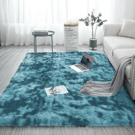Ombre Shaggy Strado Rug 160x230 OmbreNavy (Dark Blue)