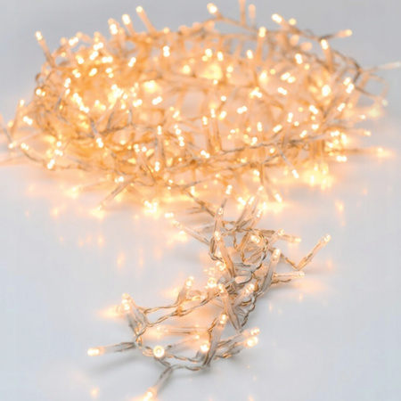 Svetielka vianočné 480 LED teplé biele vnútorné vonkajšie 39m IP44, biely