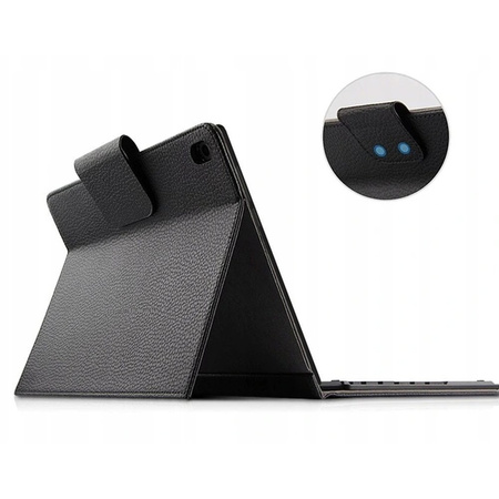 Etui z klawiaturą Bluetooth do Lenovo M10 Gen.2 / Lenovo M10 Gen.2 L / M10 Gen.2 X306, czarne - ochronne