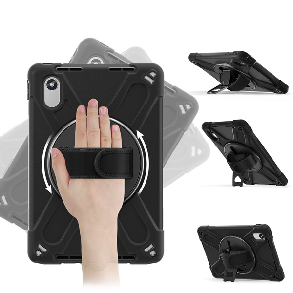 Armored case with strap for Lenovo Tab M11 TB330FU 10.95" (Black)