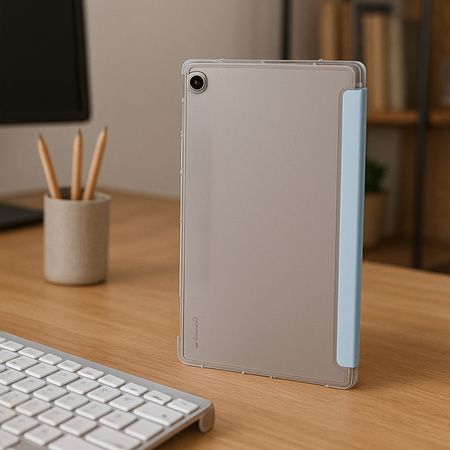 Etui Clear Trifold z podstawką do Samsung Galaxy Tab S6 Lite 2022/24 10.4", niebieskie