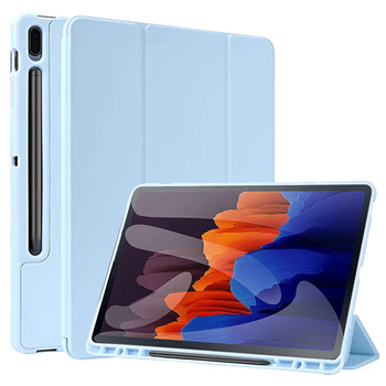 Etui Smart z uchwytem rysik do Samsung Galaxy Tab S9 / S9 S10, niebieskie - ochronne z podstawką