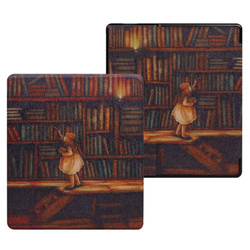 Smart Case Graphic Case for Kindle Oasis 2019 (Library Girl)