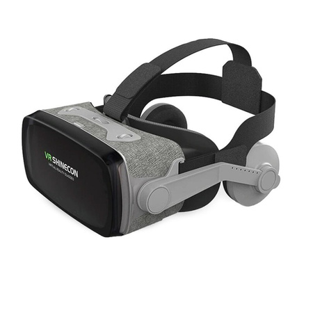 Okuliare 3D VR Shinecon G07E slúchadlá BT na smartfón okuliare páska Diaľkové ovládanie