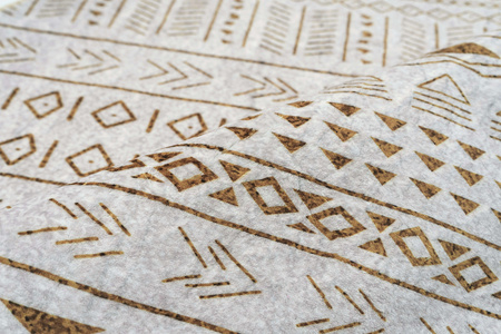 Round carpet NOVO Strado modern beige oriental pattern for living room Sahara 100x100 cm