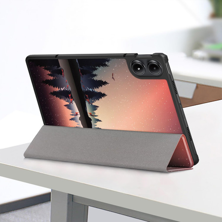 Etui Graficzne do Xiaomi Redmi Pad Pro 12.1 2024 / Poco Pad 12.1 z klapką - ochronne z podstawką