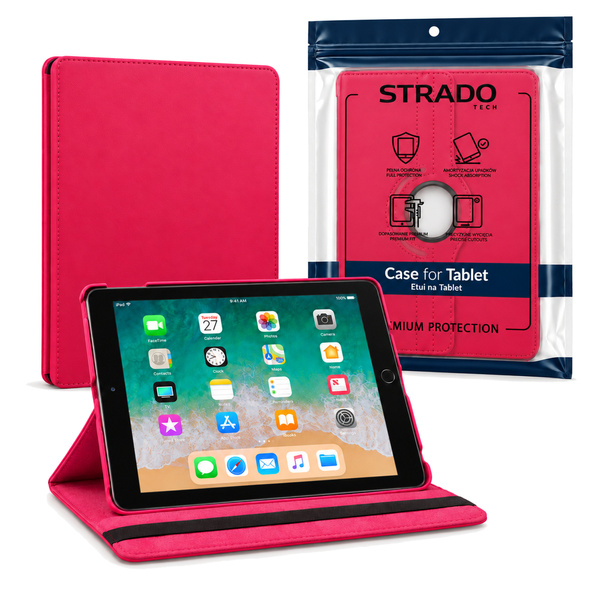 Etui obrotowe do Apple iPad Air/ Air 2 9.7" 2017/2018 gen 5/6 - różowe
