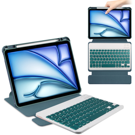 Puzdro 360 s klávesnicou na Apple iPad Air 11 M3 2025 / Air 11 M2 2024 Gen 7 / Apple iPad Air 11 M2 2024 - ochranné