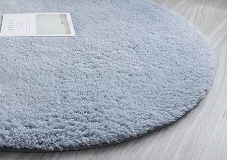 Alpaca Strado 80x80 round rug - AlpaSilver