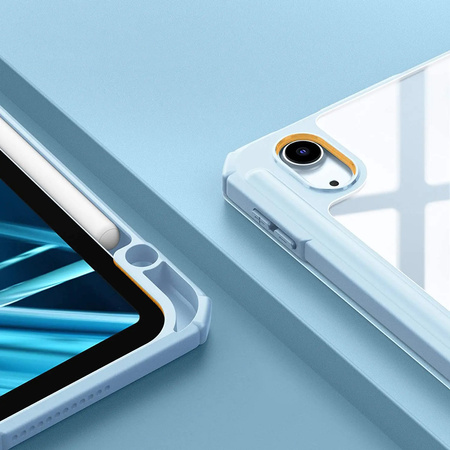 Etui Hard Crystal Pencil do iPad Air 11 6 GEN M2 2024 / 7 GEN M3 2025, czarne