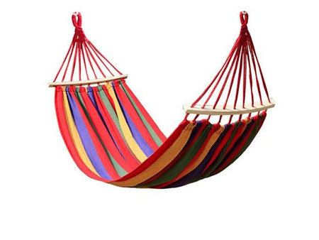 Hanging garden hammock with rocker 200x80 frame