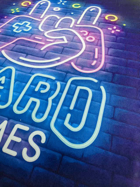 Dywan gamingowy 3D Hardgames 100x150 cm - nowoczesny wzór 3D do pokoju gracza