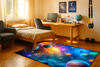 3D gaming carpet Strado Galaxy 140x200 cm with space gamer pattern
