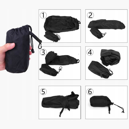 Uniwersalny PLECAK wodoodporny szkolny podróżny turystyczny sportowy torba, czarny