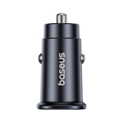 Nabíjačka automobilová Baseus GoTrip 2 x USB-C 30W, čierna