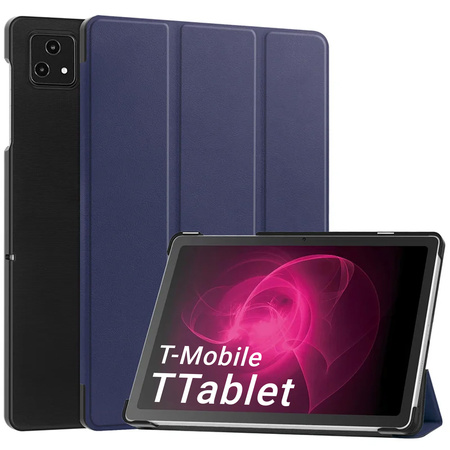 Puzdro Smart Case na T-Mobile T Tablet 5G 10.36, tmavomodré - ochranné so stojanom, prístup k portom a tlačidlám