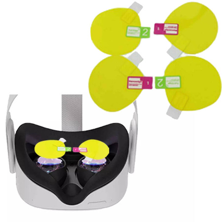 2 sets of protective lens cover film for Oculus Quest 1/2